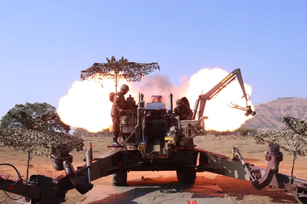 AGNI WARRIOR-2024: सिंगापुर और भारतीय सेना के बीच समाप्त हुआ संयुक्त सैन्य अभ्यास, देवलाली फील्ड फायरिंग रेंज में भारतीय सेना ने दिखाई अपनी फायर पावर 9 AGNI WARRIOR-2024: Joint Military Exercise Between Singapore and Indian Army Concludes, Indian Army Demonstrates Firepower at Devlali Field Firing Ranges