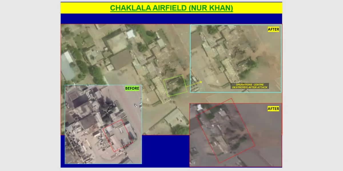 Nur Khan Airbase: जब 'दिल' पर लगी चोट, तो क्यों घबराया पाकिस्तान? इसलिए घुटने पर आने को हुआ मजबूर, चीन भी हुआ बेनकाब 1 Nur Khan Airbase Strike: Why Pakistan Buckled and China Got Exposed