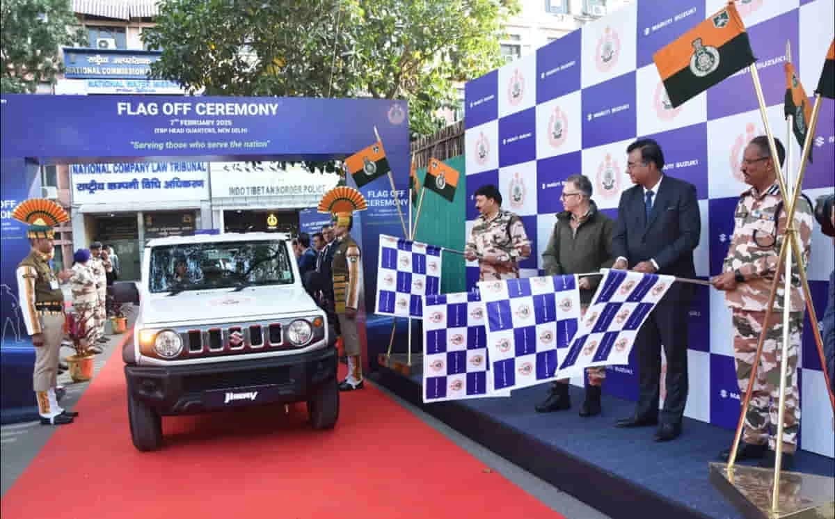 अब Maruti Jimny में चलेंगे ITBP के जवान, आईटीबीपी के बेड़े में हुई शामिल, लद्दाख और अरुणाचल की सीमाओं पर होगी तैनात 2 Maruti Jimny Joins ITBP Fleet, To Patrol Borders in Ladakh and Arunachal Pradesh