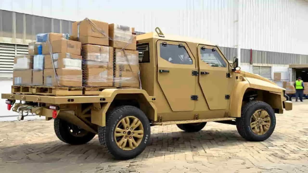 Pravaig Veer: भारतीय सेना के लिए तैयार किया देश का पहला बुलेटप्रूफ इलेक्ट्रिक ऑल-टेरेन व्हीकल 'वीर', रेंज है 500 किमी 3 Pravaig Veer Electric Military Vehicle