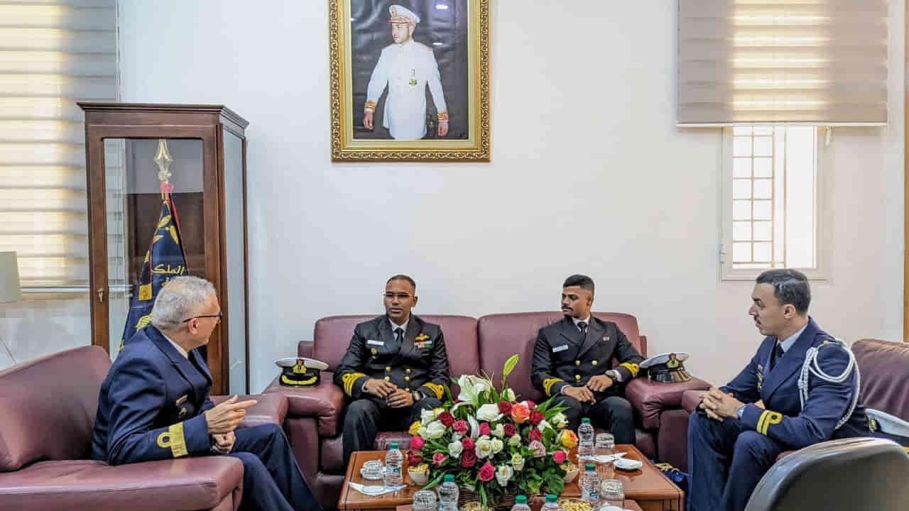 मोरक्को पहुंचा भारतीय नौसेना का सुदर्शिनी, ब्लू वाटर डिप्लोमेसी को मिलेगी मजबूती 1 INS Sudarshini Casablanca