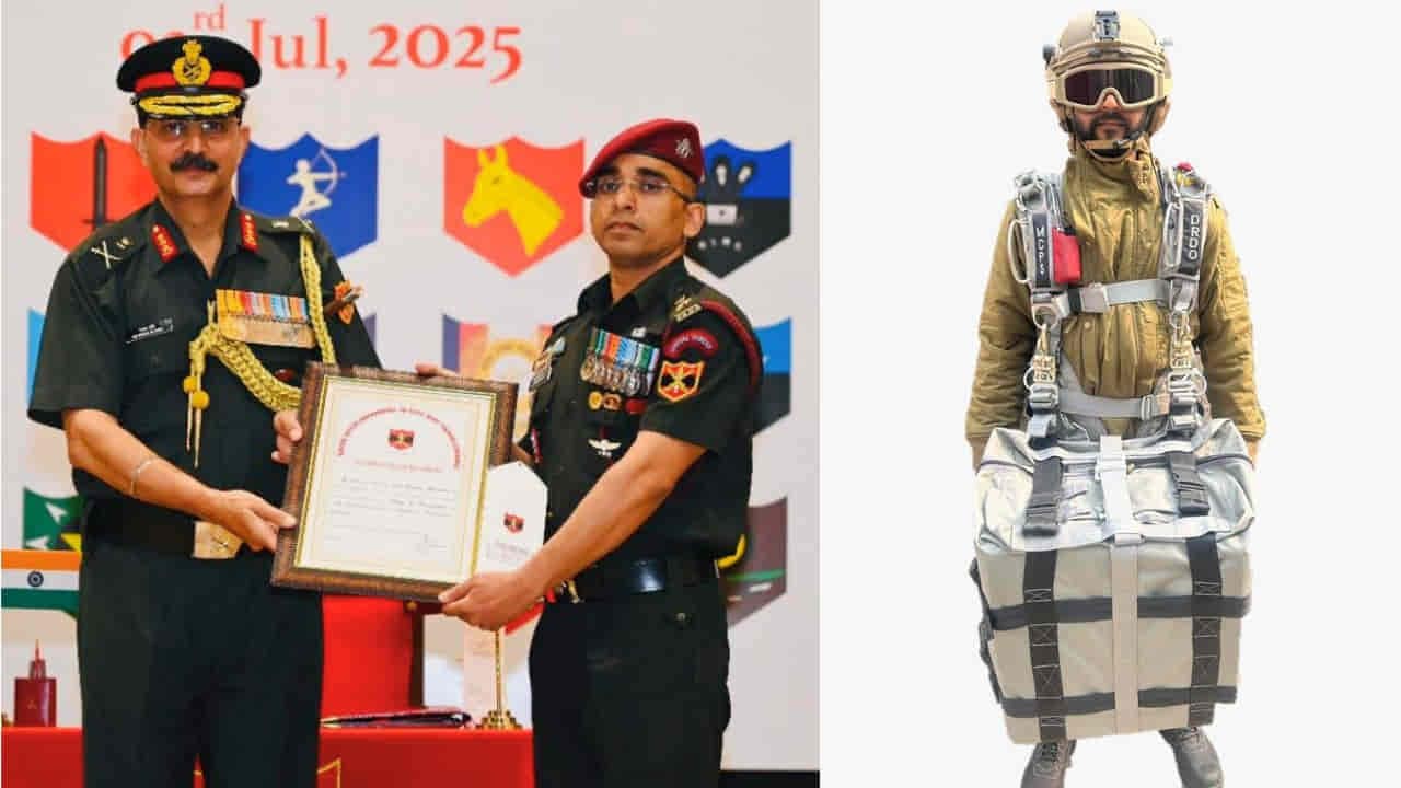 सेना के अफसर ने बनाया खास स्वदेशी ‘हंस’ मिलिट्री पैराशूट सिस्टम, स्पेशल फोर्सेस के मिशन होंगे आसान 1 Indigenous Combat Free Fall Parachute System