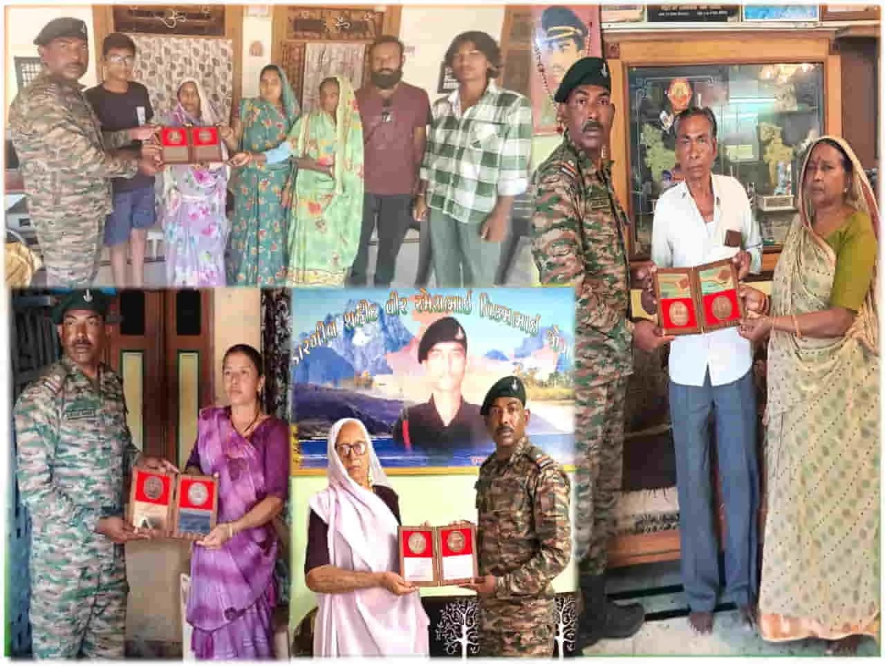 26th Kargil Vijay Diwas: शौर्य को सलाम करने महाराष्ट्र, दिल्ली और गुजरात में कारगिल शहीदों के घर पहुंची सेना, बलिदान को किया नमन 3 26th Kargil Vijay Diwas: Indian Army Visits Homes of Martyrs in Maharashtra, Delhi & Gujarat to Honour Their Sacrifice