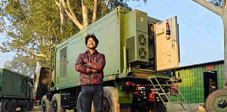 जम्मू में सेना के पास पहुंची ‘चलती-फिरती ड्रोन फैक्ट्री’, अब मौके पर ही बनेंगे UAV Apollyon Dynamics- Mobile Drone Lab India