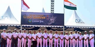 मलक्का स्ट्रेट पार कर जकार्ता पहुंचा INS Sunayna, 16 मित्र देशों के नौसैनिक हैं सवार INS Sunayna Jakarta IOS SAGAR Mission