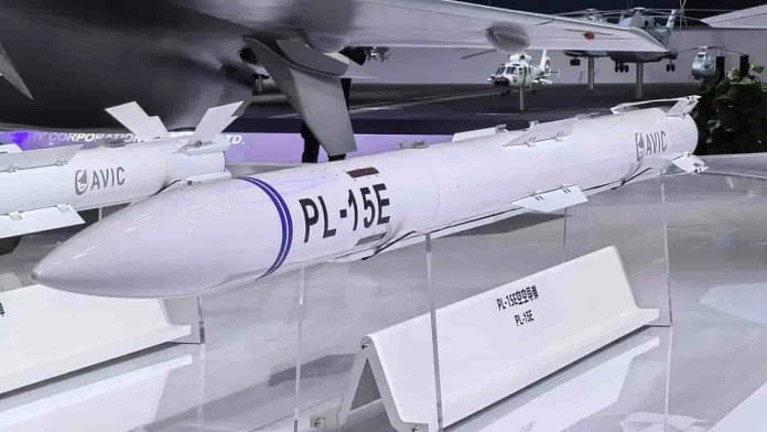 China PL-15 missiles China PL-15 missiles
