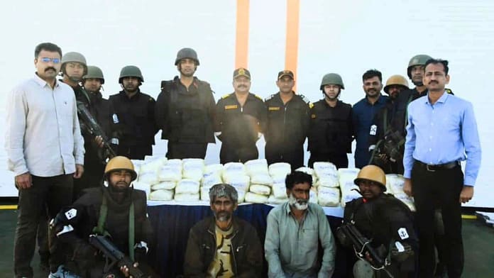 Indian Coast Guard Drug Seizure
