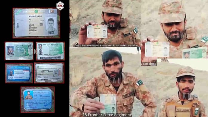 Pakistani soldiers hostage BLA Pakistani soldiers hostage BLA