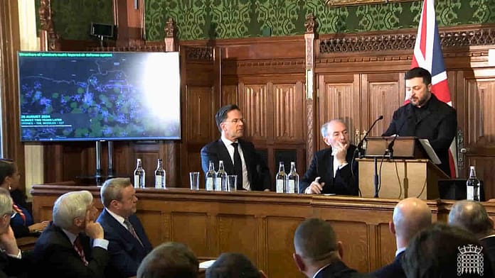 Ukraine drone warfare Zelenskyy speech UK Parliament Ukraine drone warfare: President Zelenskyy speech at UK Parliament