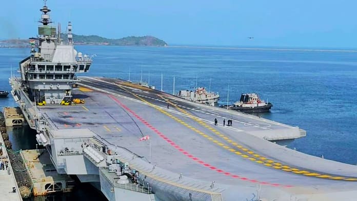 INS Vikrant Maritime Spotter Drone INS Vikrant Maritime Spotter Drone
