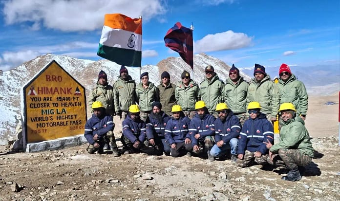 Mig La Pass: BRO Creates History with World’s Highest Motorable Road at 19,400 Feet Mig La Pass: BRO Creates History with World’s Highest Motorable Road at 19,400 Feet