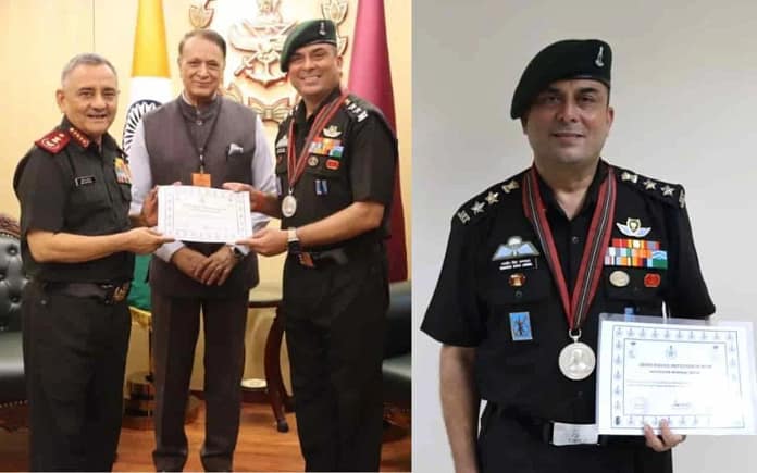 MacGregor Memorial Medal 2024: Indian Army’s Col Ranveer Jamwal Honoured by CDS Gen Anil Chauhan MacGregor Memorial Medal 2024: Indian Army’s Col Ranveer Jamwal Honoured by CDS Gen Anil Chauhan