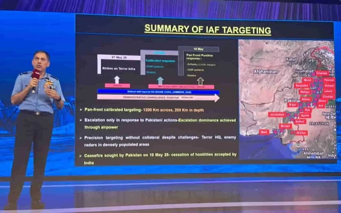 Operation Sindoor IAF weapons: Air Marshal Tiwari reveals IAF used fewer than 50 weapons to force Pakistan to truce Operation Sindoor IAF weapons: Air Marshal Tiwari reveals IAF used fewer than 50 weapons to force Pakistan to truce