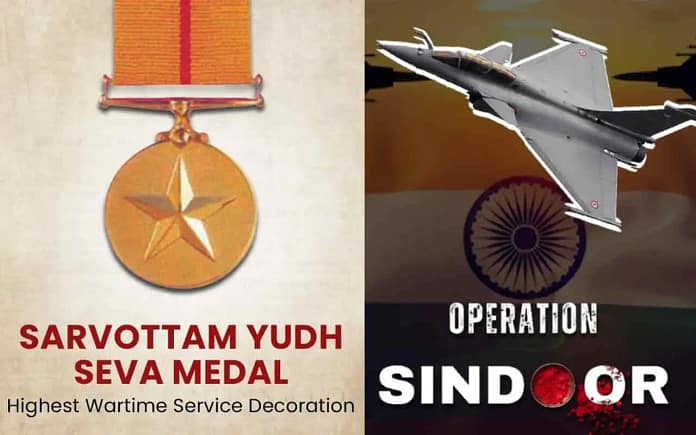 Op Sindoor Gallantry Awards: Indian Air Force to Receive Sarvottam Yudh Seva Medal After 26 Years Op Sindoor Gallantry Awards: Indian Air Force to Receive Sarvottam Yudh Seva Medal After 26 Years