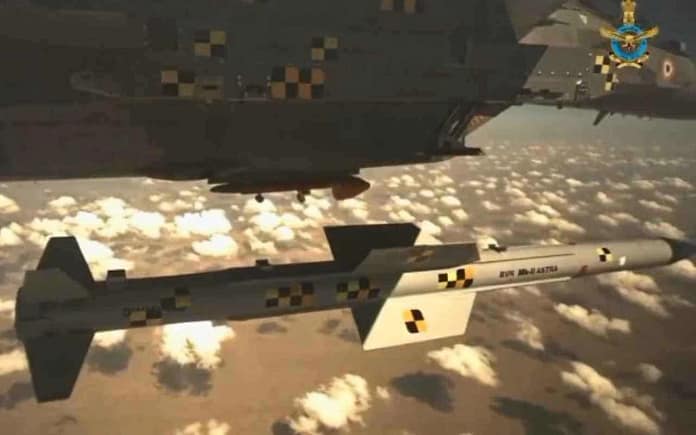 Astra Mark 2 missile range 200 km Astra Mark 2 missile range 200 km: IAF to induct indigenous beyond-visual-range missile, orders 700 units for Sukhoi and Tejas jets