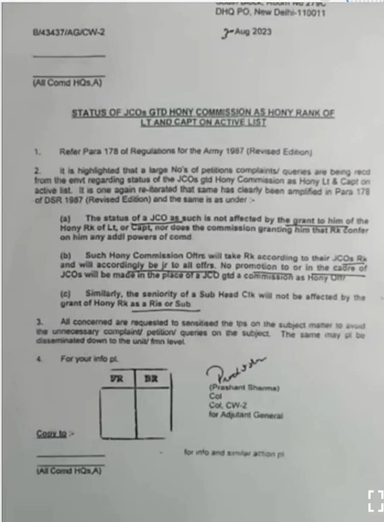 Honorary Ranks in Indian Army: सेना में ऑनरी रैंक लेकर क्यों खड़े होते हैं विवाद? आइए जानते हैं इस सम्मान का क्या है महत्व और क्या है सेना की गाइडलाइंस 2 Honorary Ranks in the Indian Army: Why Do Controversies Arise? Understanding Their Significance and Official Guidelines