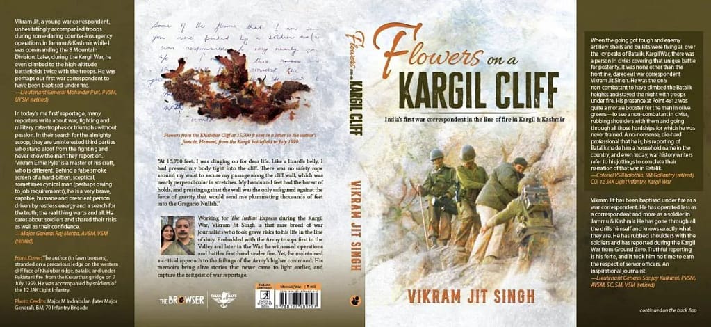 “Flowers on a Kargil Cliff”: युद्ध, प्रेम और मानवीय संवेदनाओं की अद्भुत दास्तान 1 Flowers on a Kargil Cliff: Untold Stories of War, Love, and Humanity in the Himalayas
