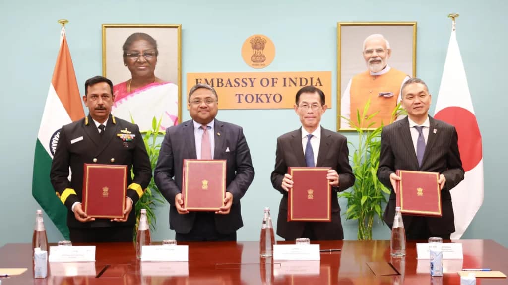 Indian Navy: India-Japan Sign Historic Memorandum for Co-Development of UNICORN Mast for Indian Navy's Advanced Stealth Capabilities