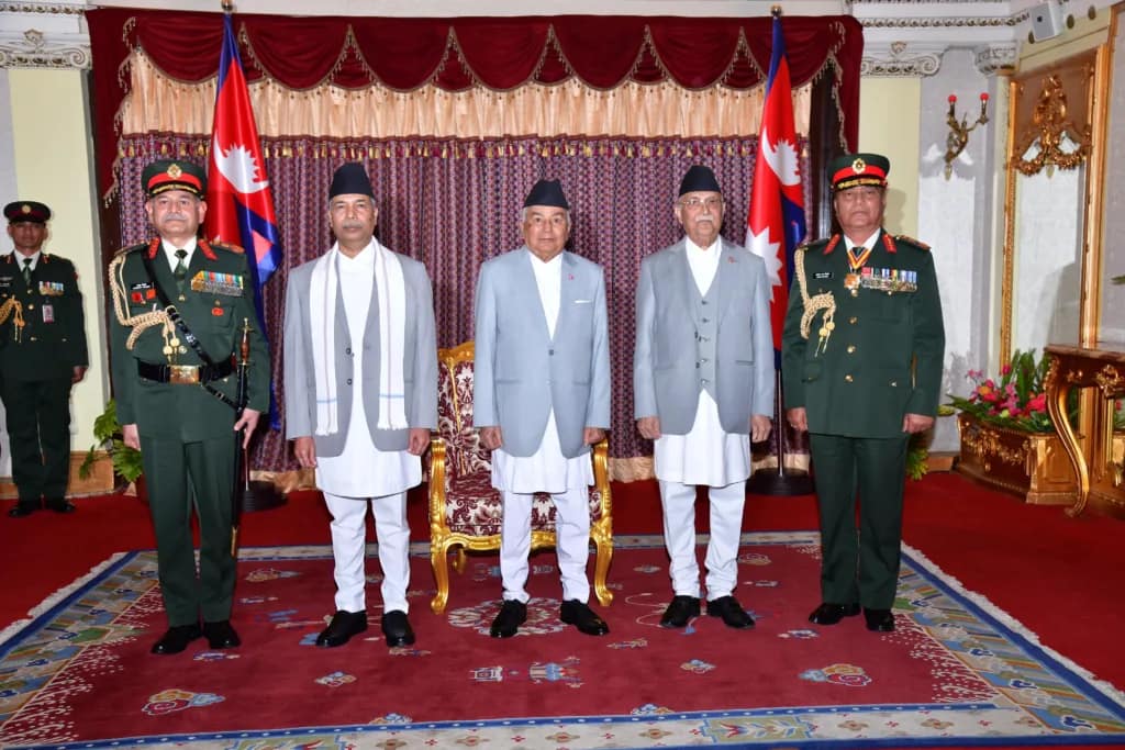 General Upendra Dwivedi Nepal Visit: नेपाली सेना के ऑनरेरी जनरल बने भारतीय सेना प्रमुख, राष्ट्रपति रामचंद्र पाउडेल ने किया सम्मानित 5 General Upendra Dwivedi Honoured as Honourary General of Nepali Army, Strengthening India-Nepal Military Ties