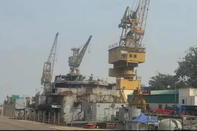 INS Brahmaputra: Indian Navy's Warship Restoration Reaches Key Milestone After Devastating Fire