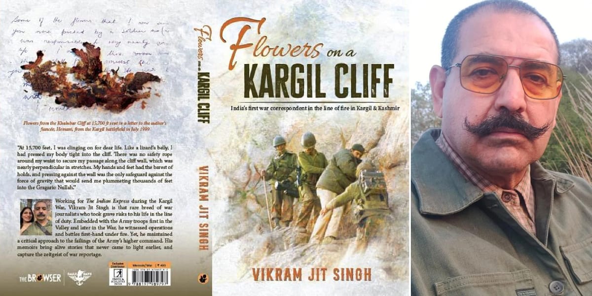 Flowers on a Kargil Cliff: Vikram Jit Singh's Book Brings Untold Kargil War Stories to JLF 2025