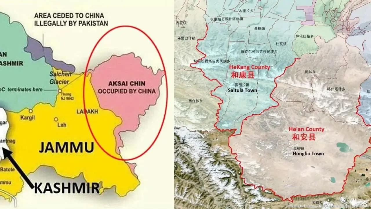Aksai Chin: अक्साई चिन पर भारत के दावे से घबराया ड्रैगन, गुपचुप दो प्रांतों में बांटने का चला दांव, ये है चीन की रणनीति 2 Aksai Chin: China Secret Move to Divide Region Amid India's Claim