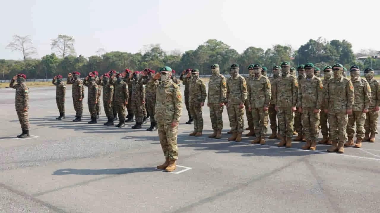 भारत-किर्गिस्तान स्पेशल फोर्सेस की एक्सरसाइज खंजर असम में शुरू, एलिट पैराशूट रेजिमेंट ले रही हिस्सा 1 India Kyrgyzstan Exercise KHANJAR