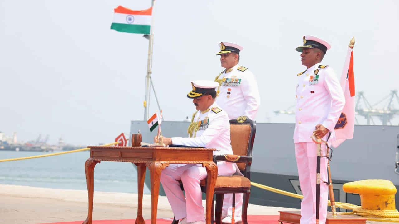 Indian Navy INS Anjadip