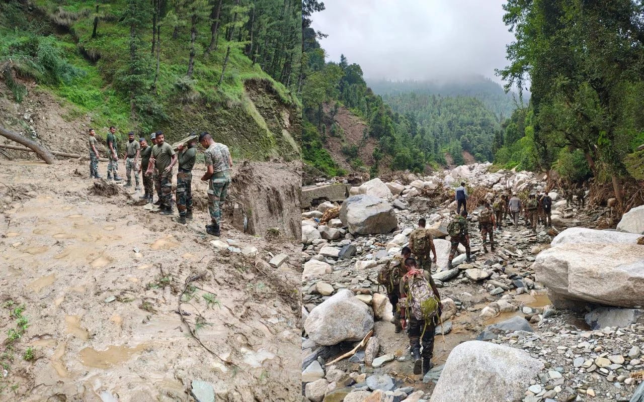 OP JAL RAHAT 2: हिमाचल से लेकर पूर्वोत्तर तक भारतीय सेना बनी 'मसीहा', बाढ़ में फंसी जिंदगियों के बीच उम्मीद बने जवान 1 OP Jal Rahat 2: Indian Army Emerges as Lifesaver from Himachal to Northeast, Rescuing Lives Amid Devastating Floods