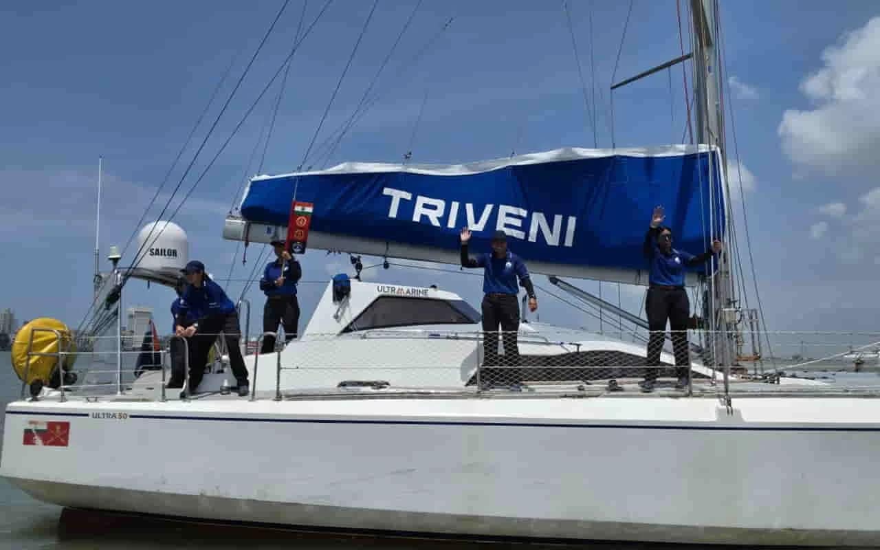 Samudra Pradakshina: Raksha Mantri Flags Off First Tri-Service All-Women Sailing Expedition from Mumbai