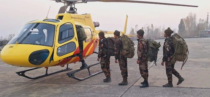 Indian Army: Civilian Helicopters Deployed for Logistics, Troop Movement, and Emergency Services Indian Army: Civilian Helicopters Deployed for Logistics, Troop Movement, and Emergency Services