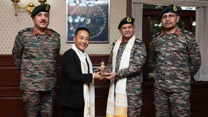 Army Chief Sikkim Visit Army Chief Sikkim Visit