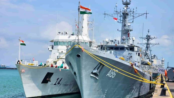 Indian Navy First Training Squadron Singapore-4 Indian Navy First Training Squadron Singapore