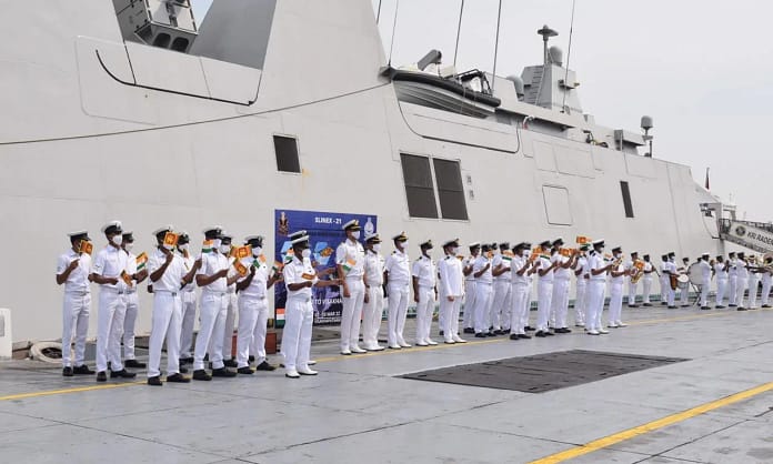 SLINEX 2024: India-Sri Lanka Naval Exercise Begins in Visakhapatnam SLINEX 2024: India-Sri Lanka Naval Exercise Begins in Visakhapatnam