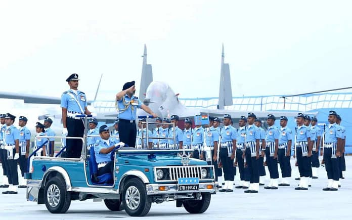 Indian Air Force Unit Citation-2 Indian Air Force Unit Citation to Rafale Golden Arrows, S-400 & BrahMos Squadrons on IAF Day 2025