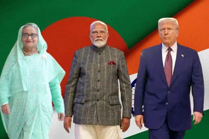 Delhi-Dhaka Tensions Rise: Trump Backs Modi, Hasina Slams Yunus with Ultimatum Delhi-Dhaka Tensions Rise: Trump Backs Modi, Hasina Slams Yunus with Ultimatum