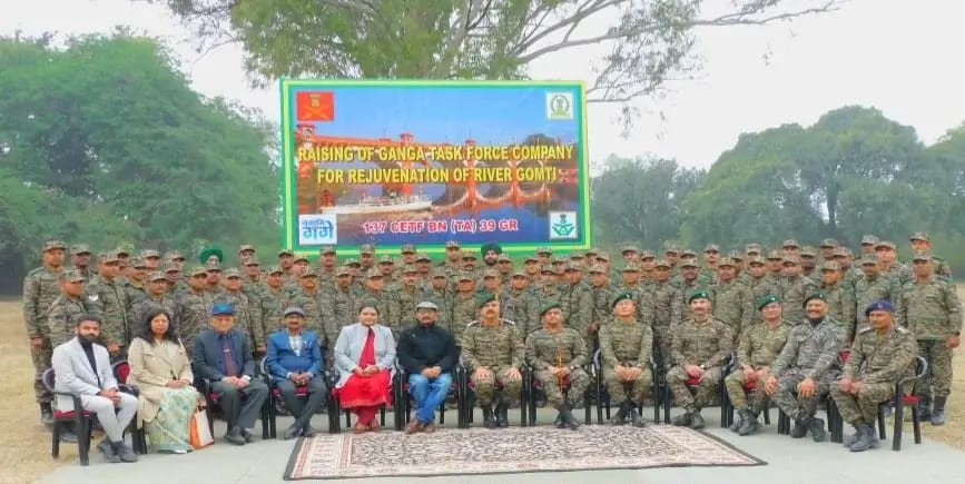 Ganga Task Force: भारतीय सेना की गोमती को नई जिंदगी देने की तैयारी! जानें कैसे गंगा टास्क फोर्स बदलेगी नदी की तस्वीर 3 Ganga Task Force: Indian Army’s Mission to Revive Gomti River!