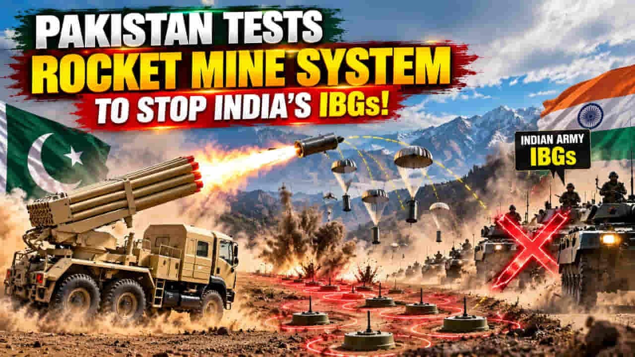 Pakistan Rocket Mine Dispensing System