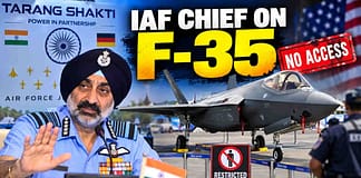 Air Chief AP Singh Tanj on F-35, Bole- We don’t come to the plane, yet not a formal offer to sell IAF Chief AP Singh F-35 Remark