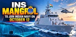 Not well of enemies in the sea! The navy on October 12 will join the Anti-Submarine Warship INS Mangrol, equipped with maritime system INS Mangrol Commissioning