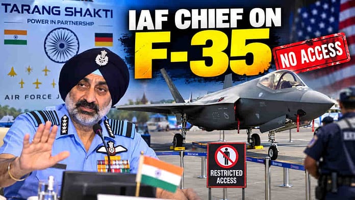IAF Chief AP Singh F-35 Remark