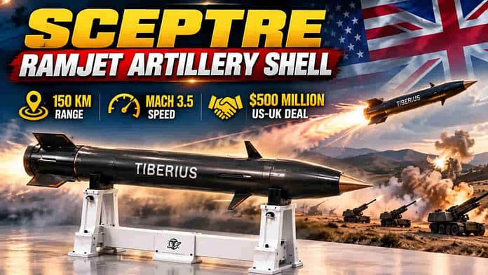 Sceptre Ramjet Artillery Shell
